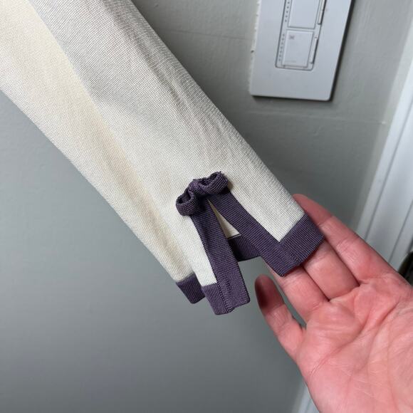 Pendleton Womens XL Silk Blend Cardigan Minimalist Preppy Old Money Quiet Luxury - Picture 4 of 11